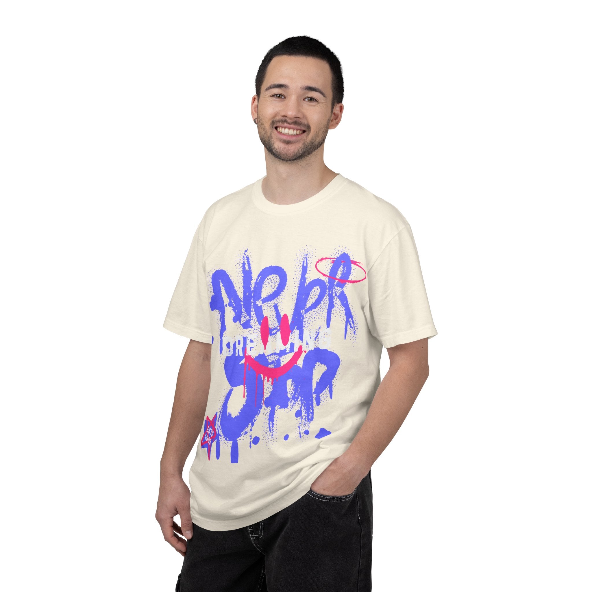 Graffiti Smile T-Shirt — Urban Streetwear Graphic Tee