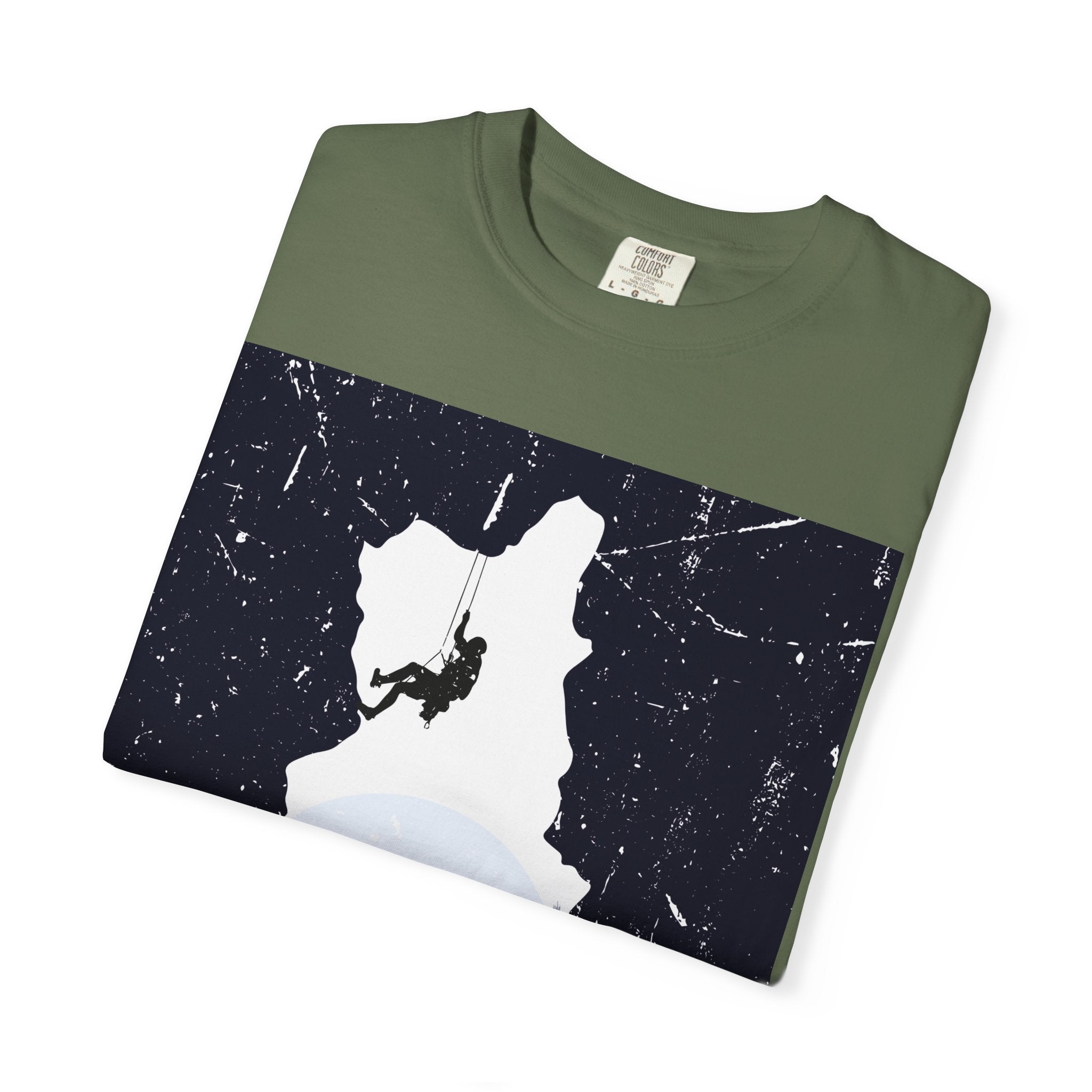 Climber Silhouette T-Shirt — And Still I Rise Mountain Adventure Tee
