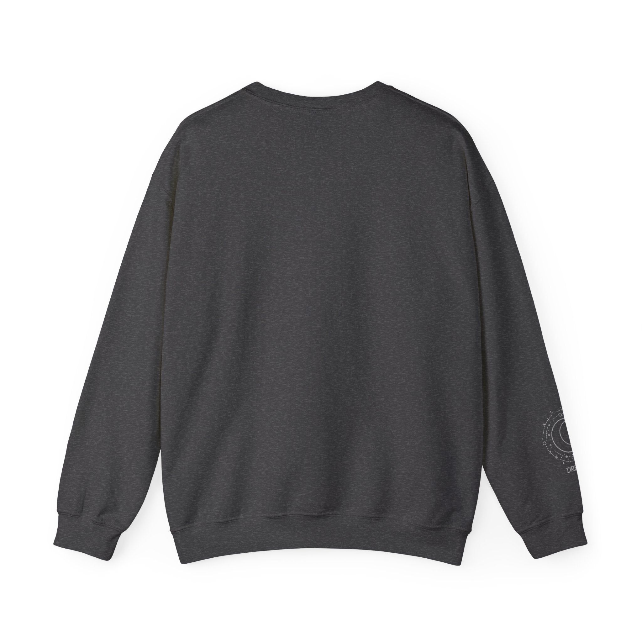Crewneck Sweatshirt — Minimal Astro Sleeve Graphic