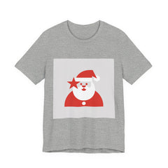 Minimal Santa Graphic Tee | Modern Santa Graphic, Geometric Santa