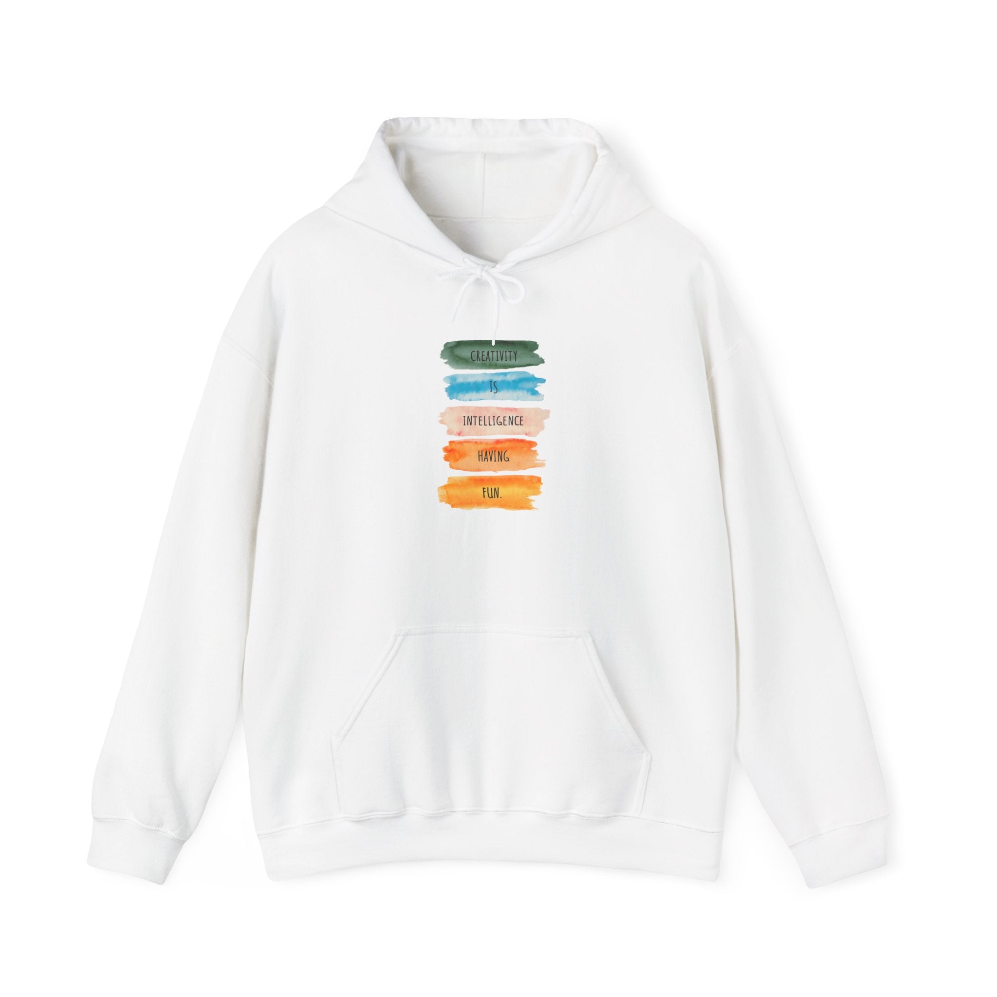 Hoodie — Grateful Heart Watercolor Stack (Live Laugh Love)