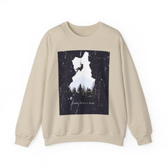 Climbing Silhouette Crewneck Sweatshirt — “Climb. Chill. Repeat.” Mountain Graphic