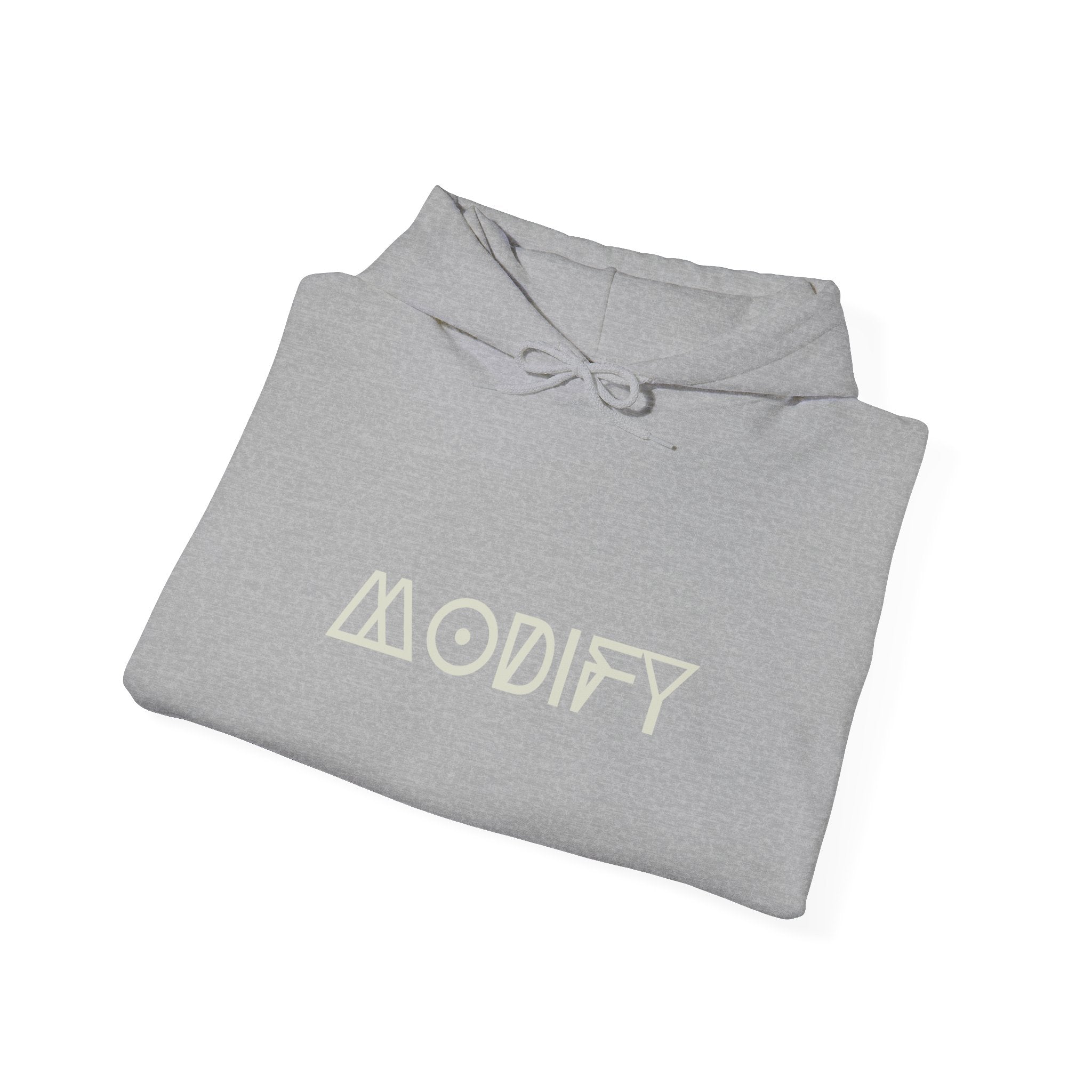 Modify Logo Hoodie — Minimalist Retro Geometric Pullover