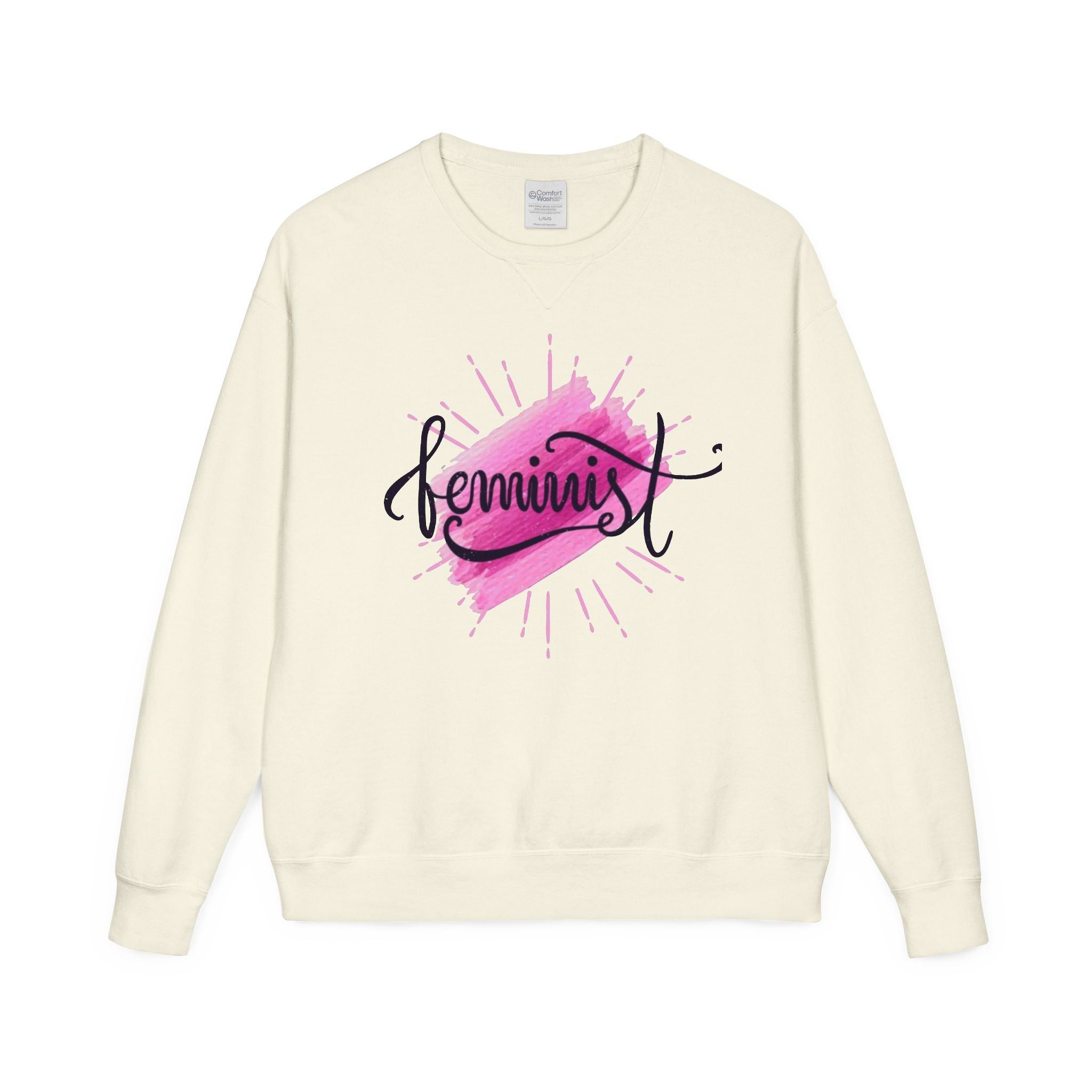 Feminist Watercolor Crewneck Sweatshirt