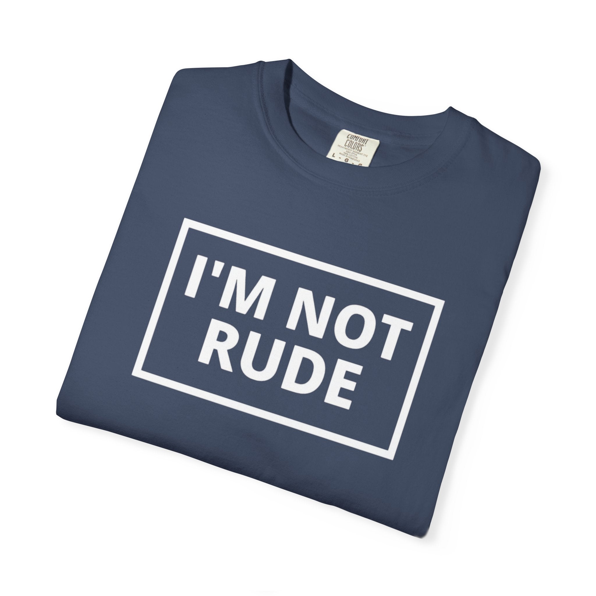 T-Shirt — "I'm Not Rude, I Have Social Anxiety" Graphic Tee