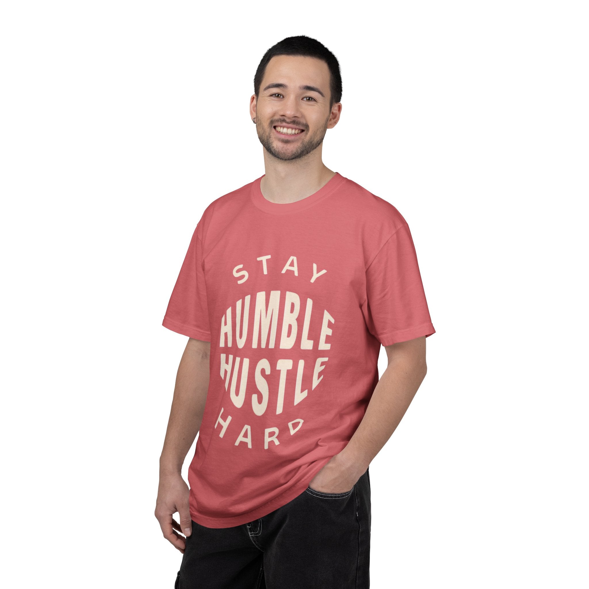 Humble Hustle T-Shirt — "Stay Humble Hustle Hard" Motivational Tee