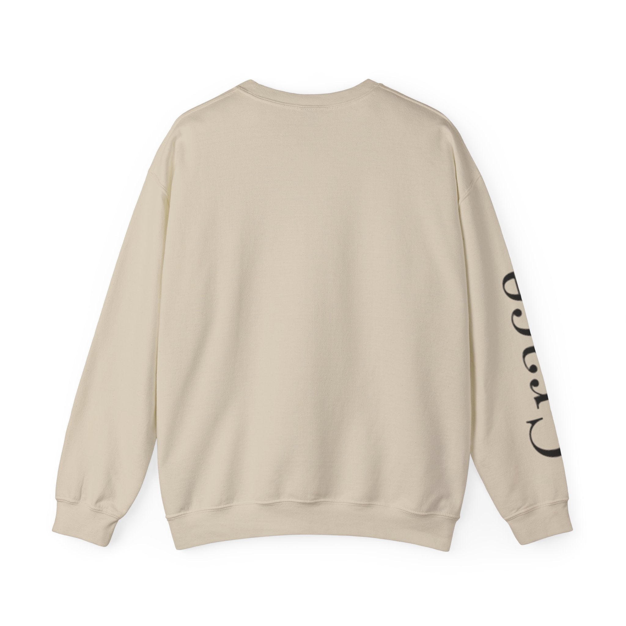 Typographic Sleeve Crewneck Sweatshirt