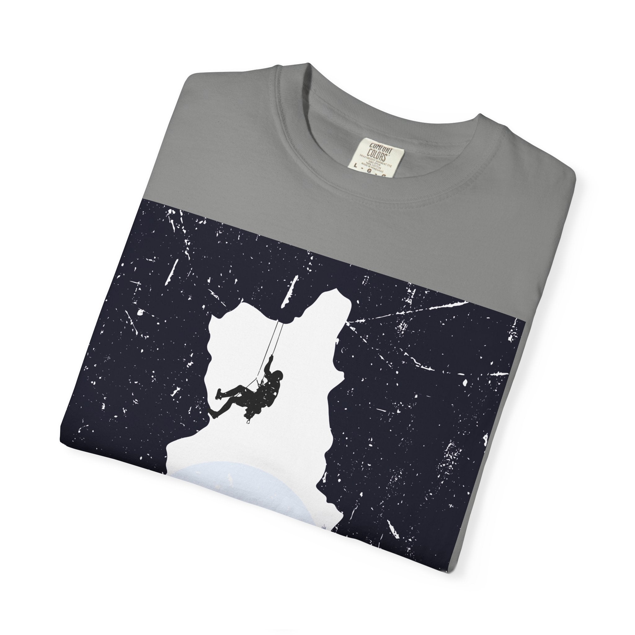 Climber Silhouette T-Shirt — And Still I Rise Mountain Adventure Tee