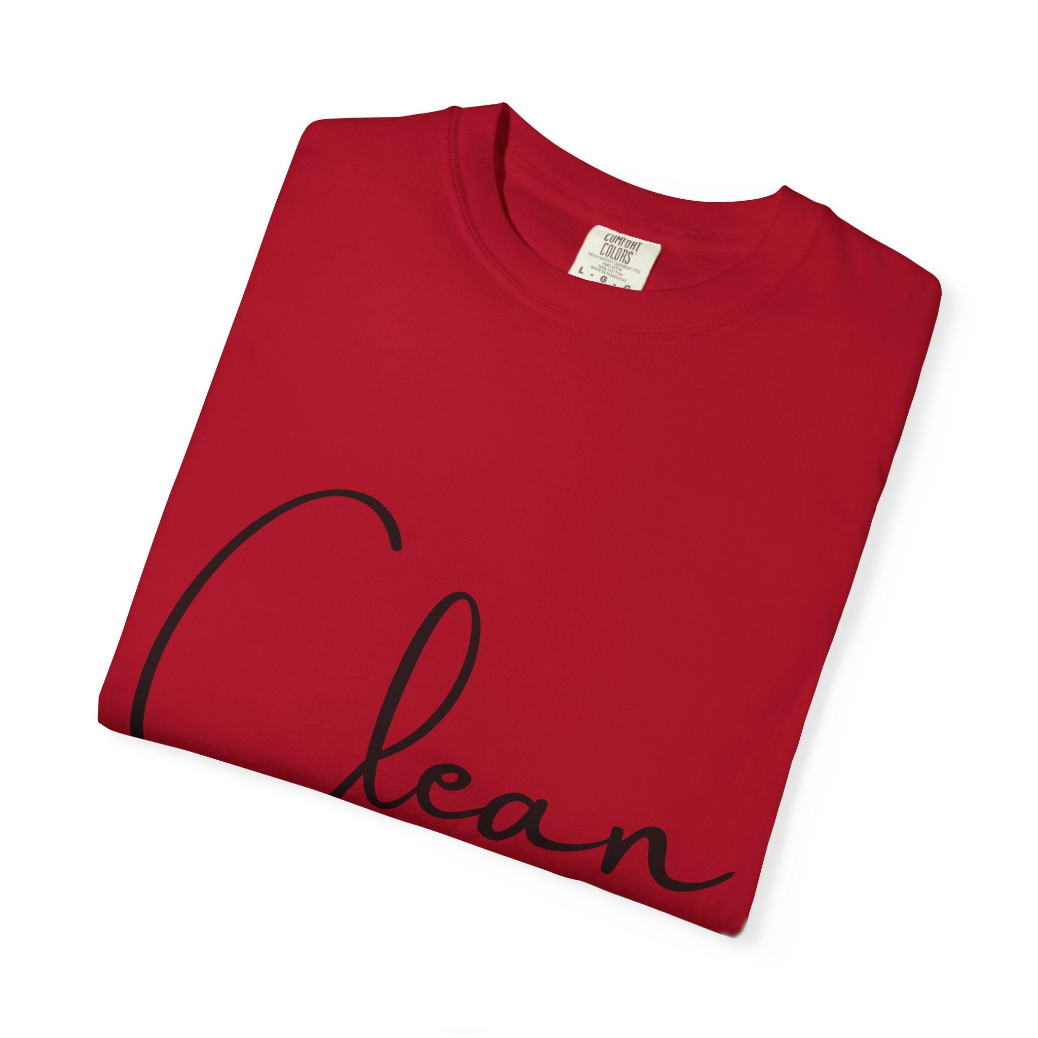 Clean Script T-Shirt — Minimalist Handwritten Graphic Tee