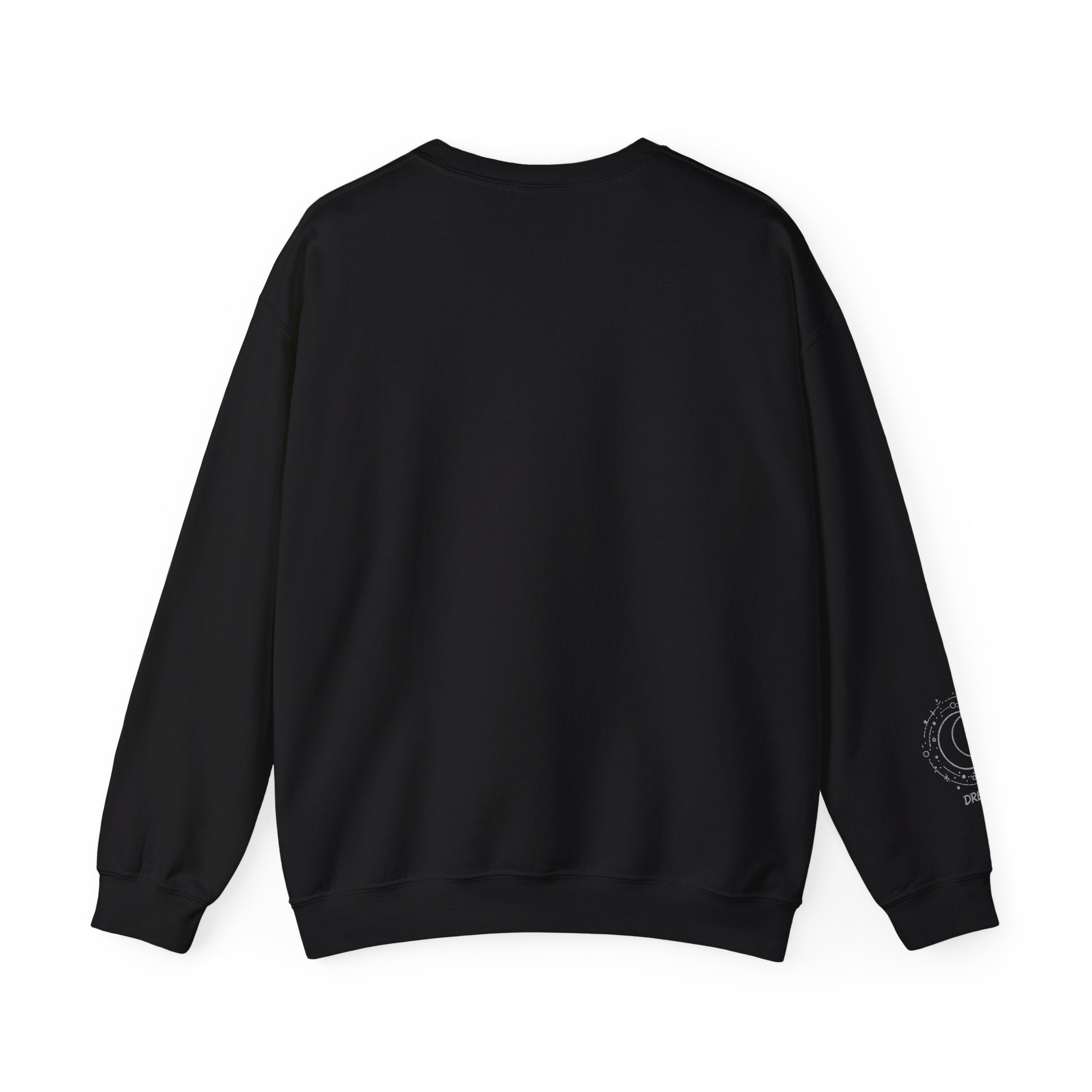 Crewneck Sweatshirt — Minimal Astro Sleeve Graphic
