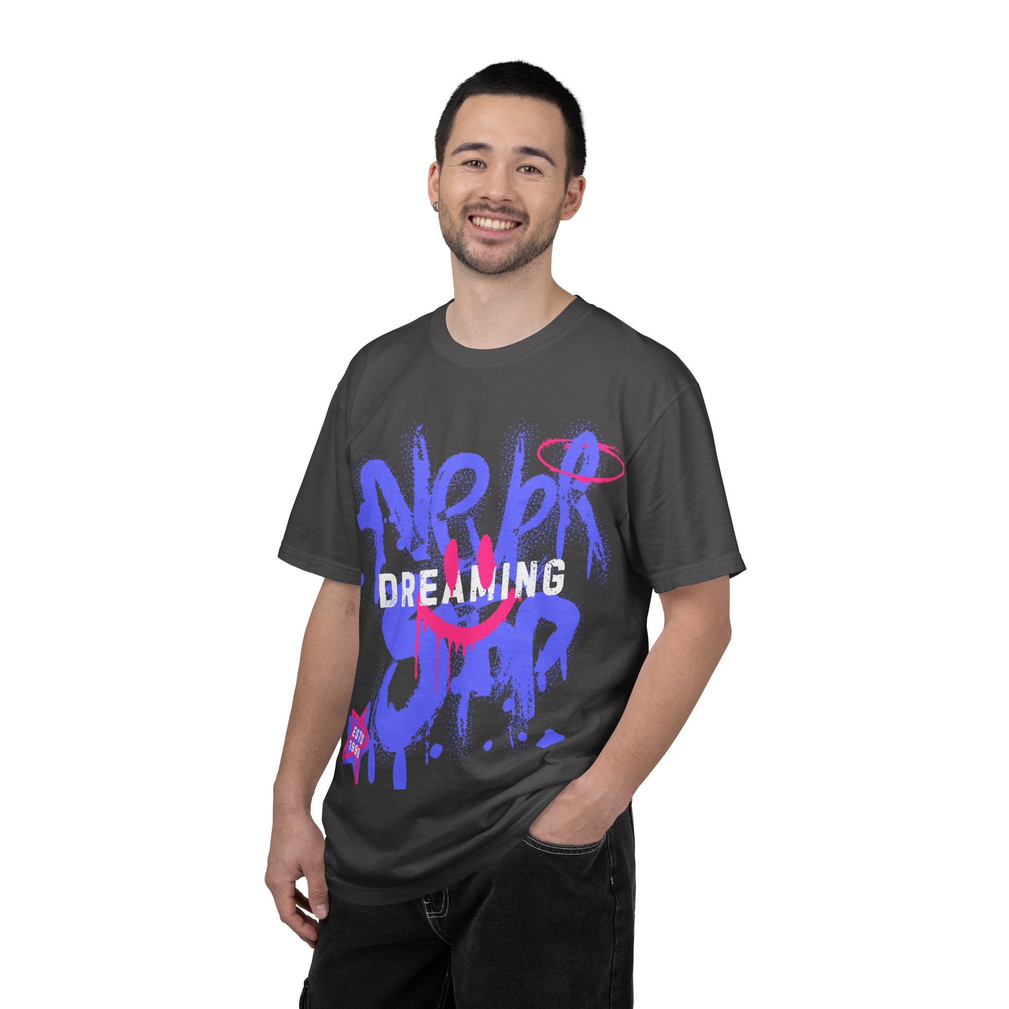 Graffiti Smile T-Shirt — Urban Streetwear Graphic Tee