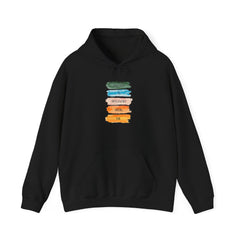 Hoodie — Grateful Heart Watercolor Stack (Live Laugh Love)