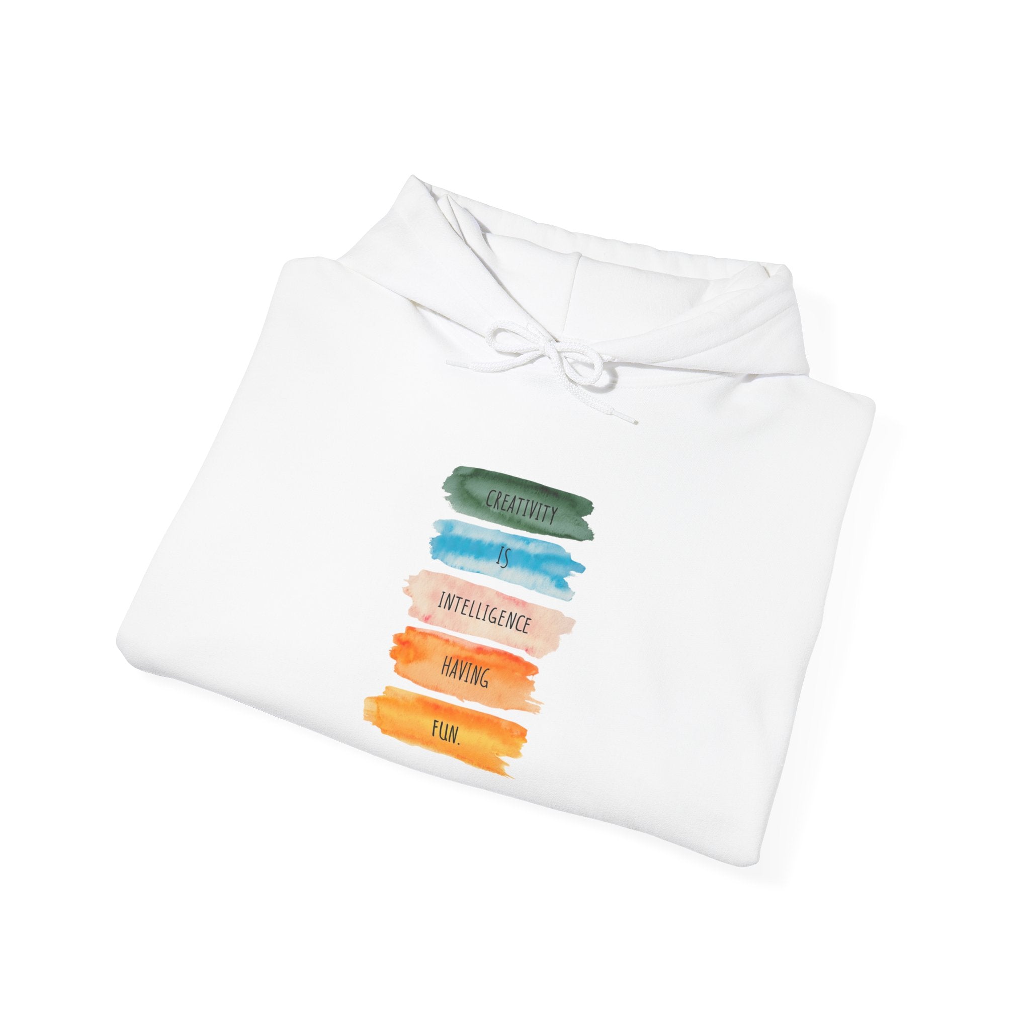 Hoodie — Grateful Heart Watercolor Stack (Live Laugh Love)