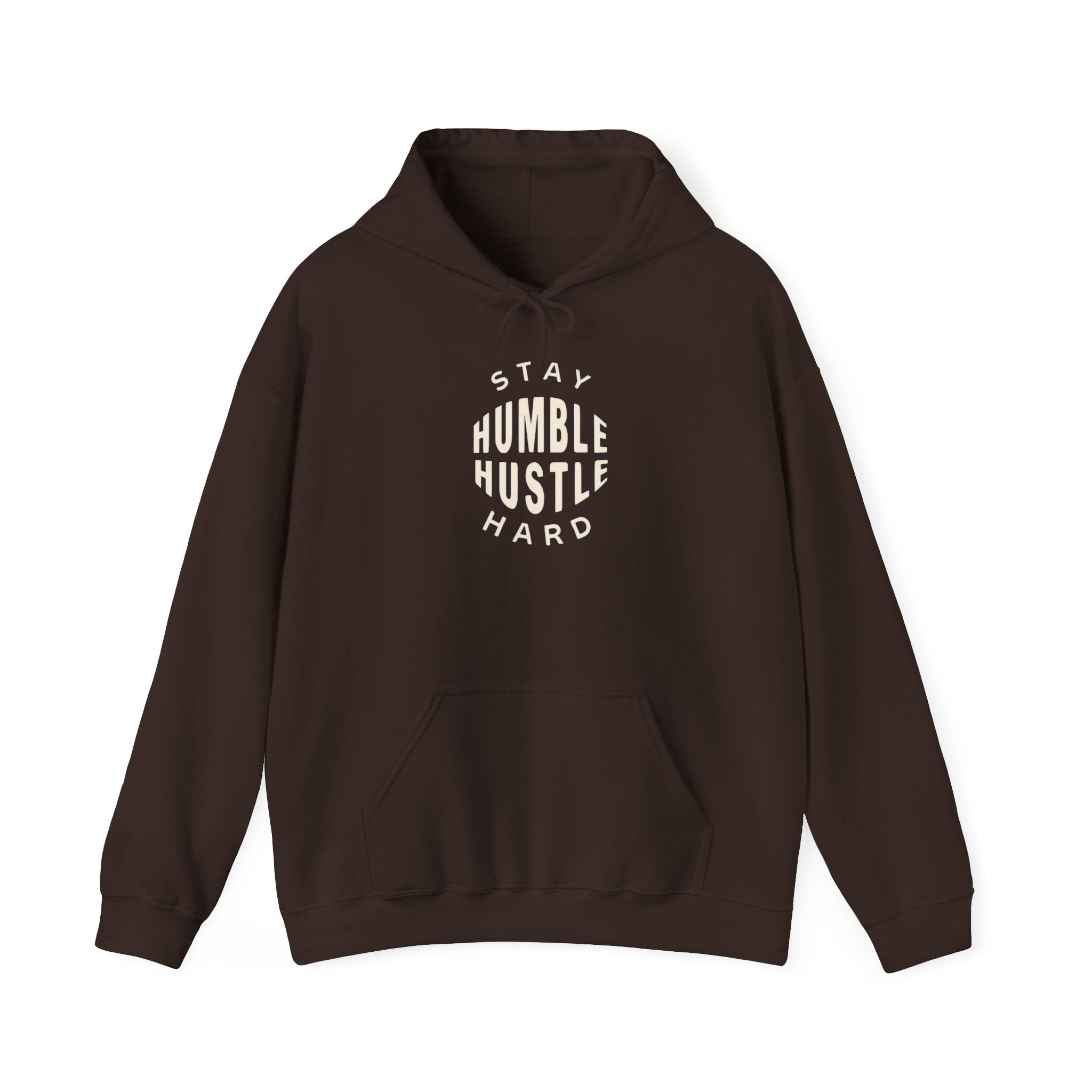 Hoodie — "Stay Humble Hustle Hard" Motivational Pullover