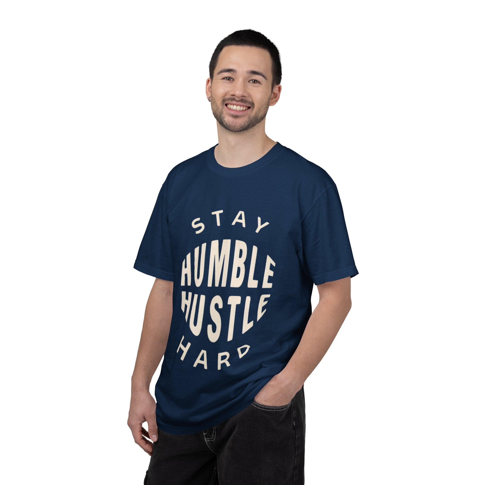 Humble Hustle T-Shirt — "Stay Humble Hustle Hard" Motivational Tee