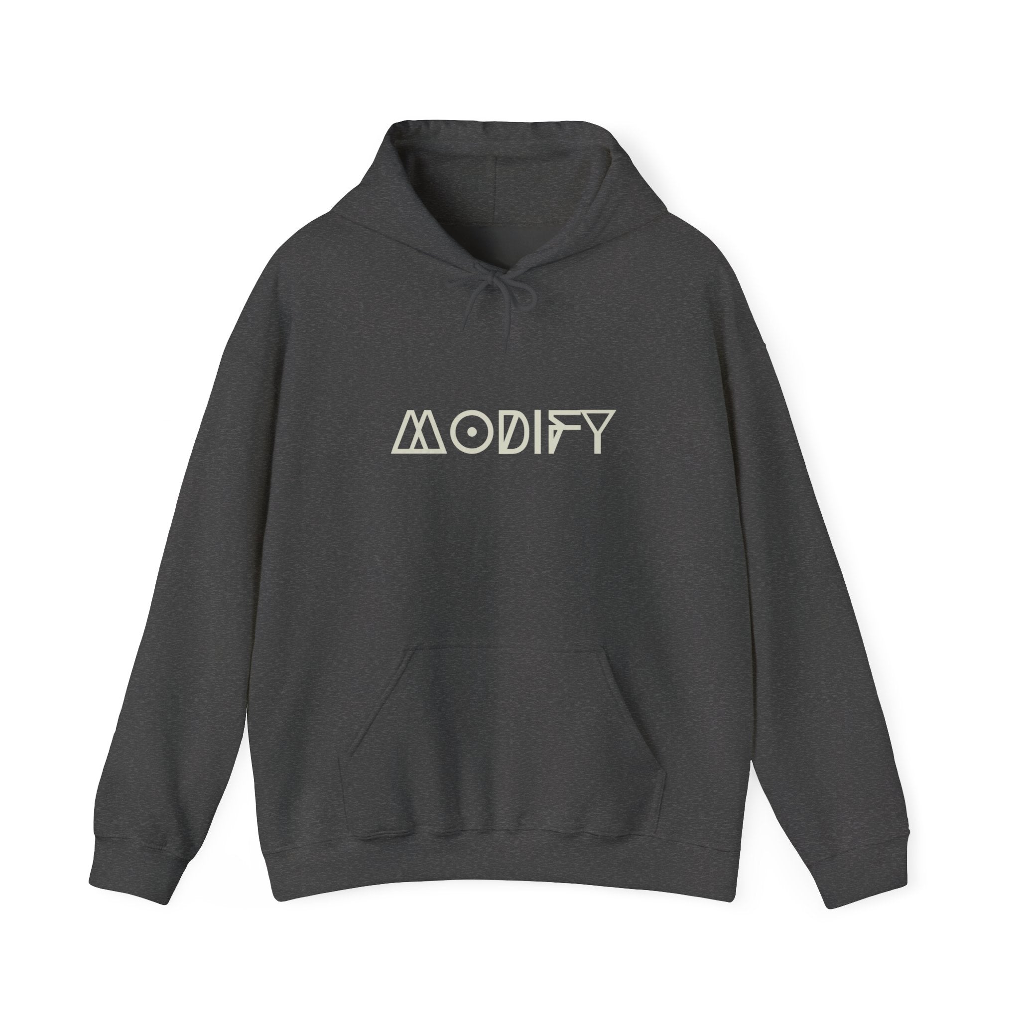 Modify Logo Hoodie — Minimalist Retro Geometric Pullover