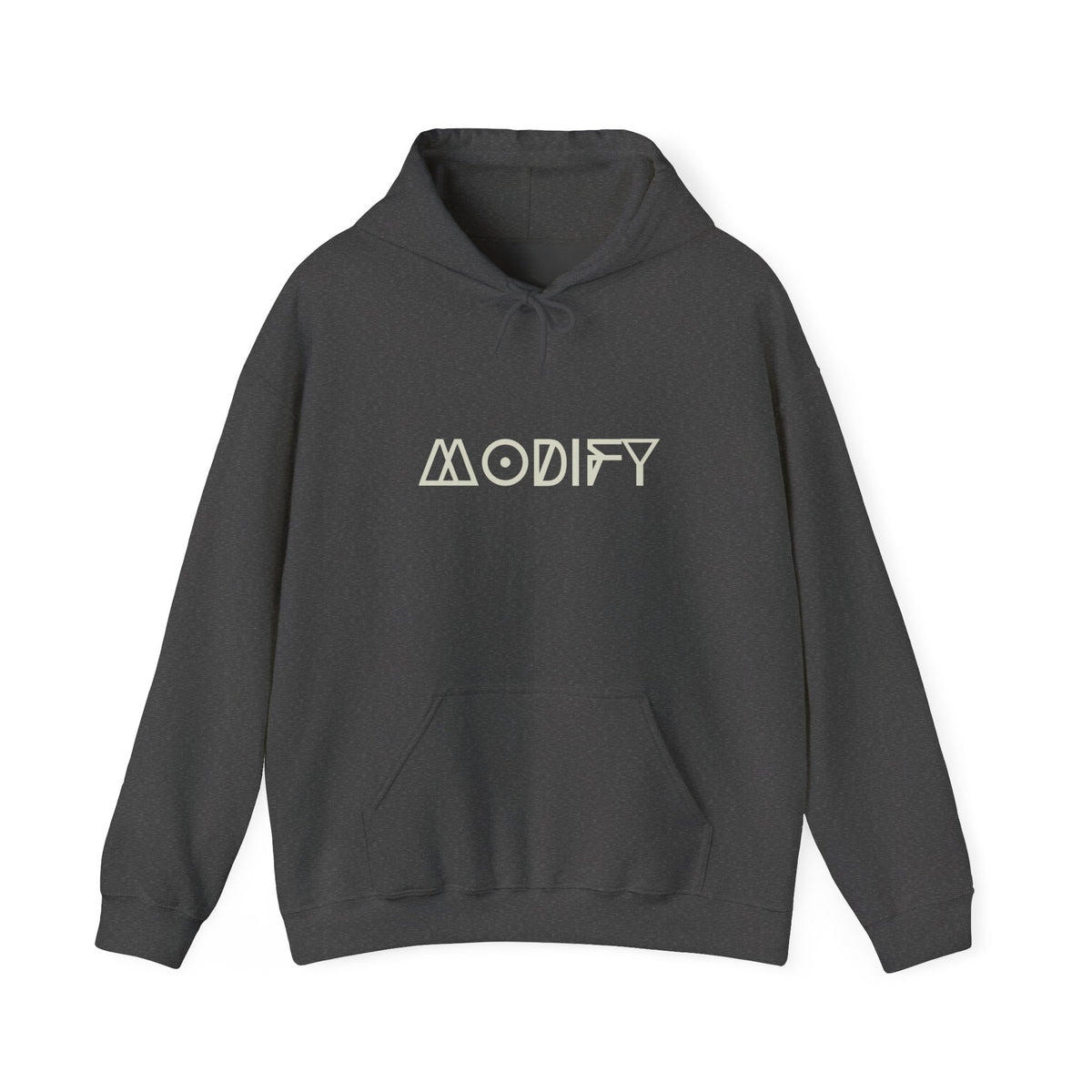 Modify Logo Hoodie — Minimalist Retro Geometric Pullover