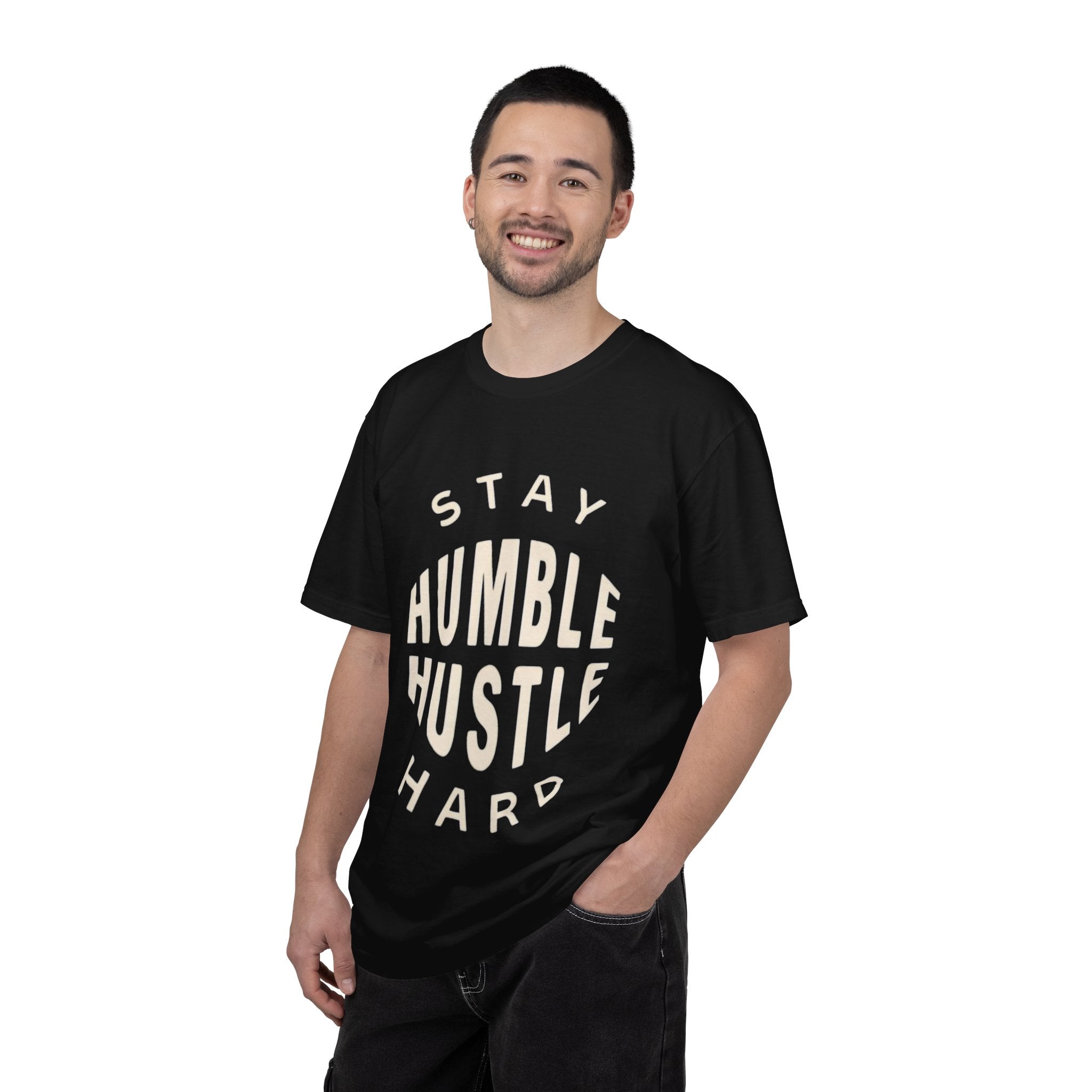 Humble Hustle T-Shirt — "Stay Humble Hustle Hard" Motivational Tee