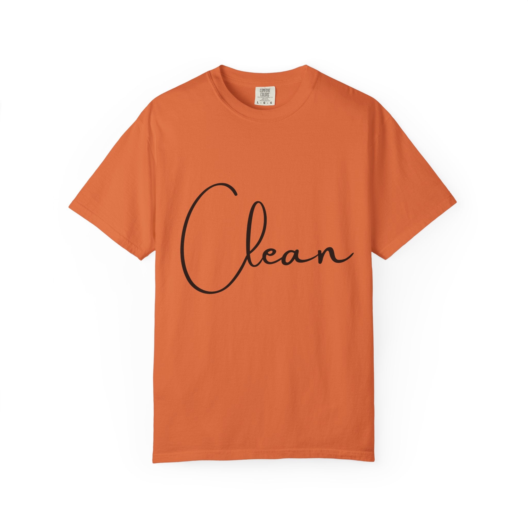 Clean Script T-Shirt — Minimalist Handwritten Graphic Tee