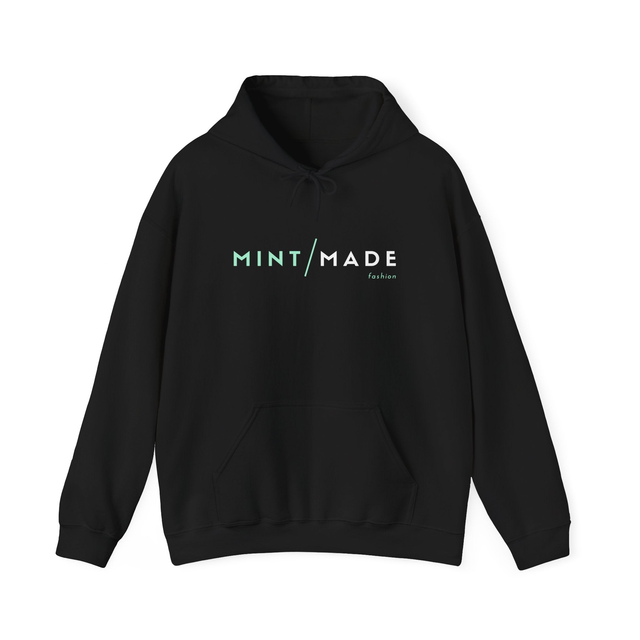 Mint Made Hoodie — Minimal Logo Pullover Sweatshirt
