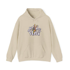 Hoodie — 'We Need Peace' Floral Peace Sign Graphic Hoodie