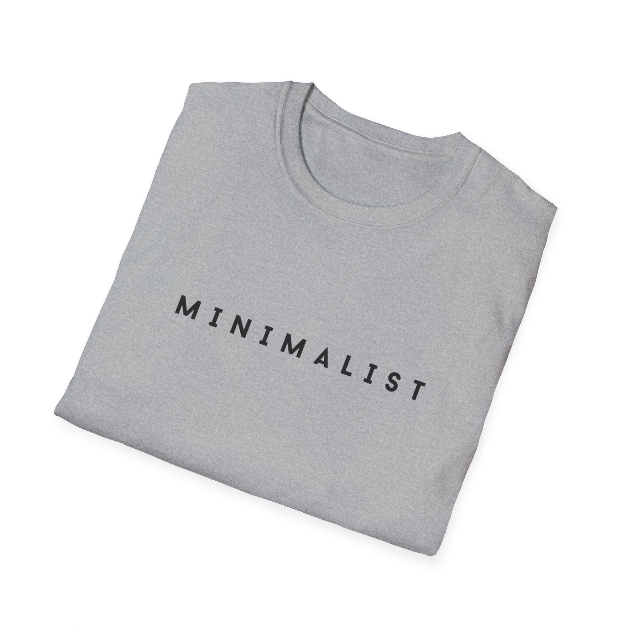 Minimalist Tee — 'MINIMALIST' Simple Typography Shirt