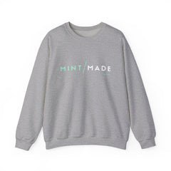 Mint Made Crewneck Sweatshirt — Minimal Logo Cozy Pullover