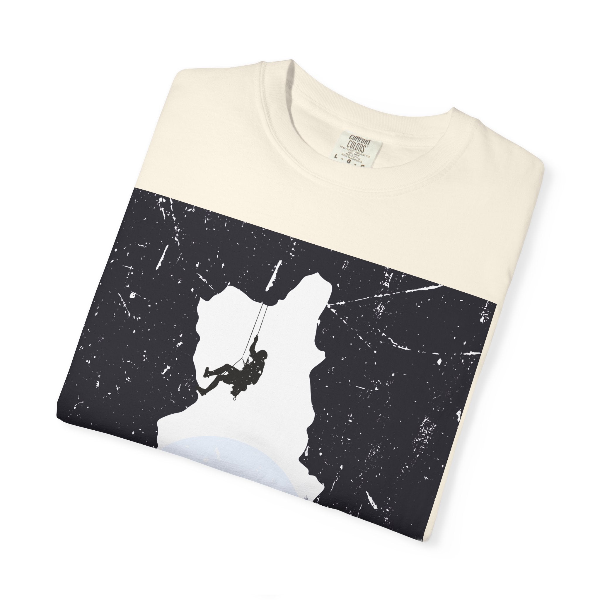 Climber Silhouette T-Shirt — And Still I Rise Mountain Adventure Tee