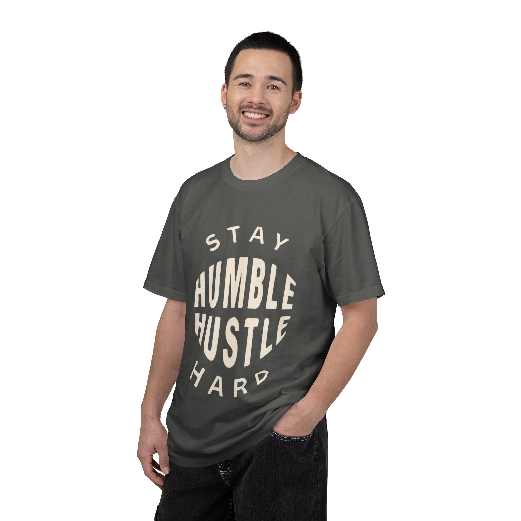 Humble Hustle T-Shirt — "Stay Humble Hustle Hard" Motivational Tee
