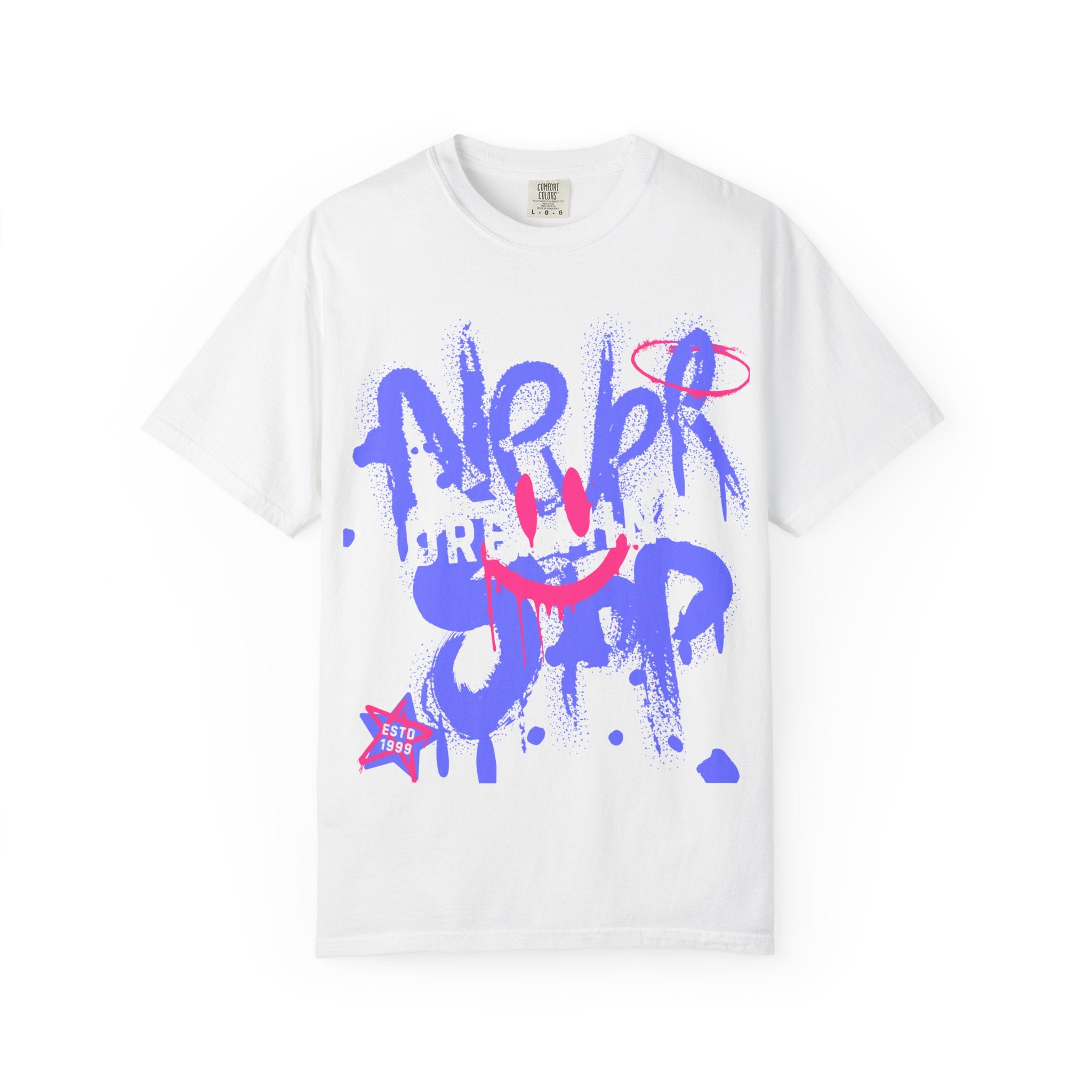 Graffiti Smile T-Shirt — Urban Streetwear Graphic Tee
