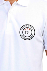 Men's "Drapelet" Stamp Design Polo T-shirt