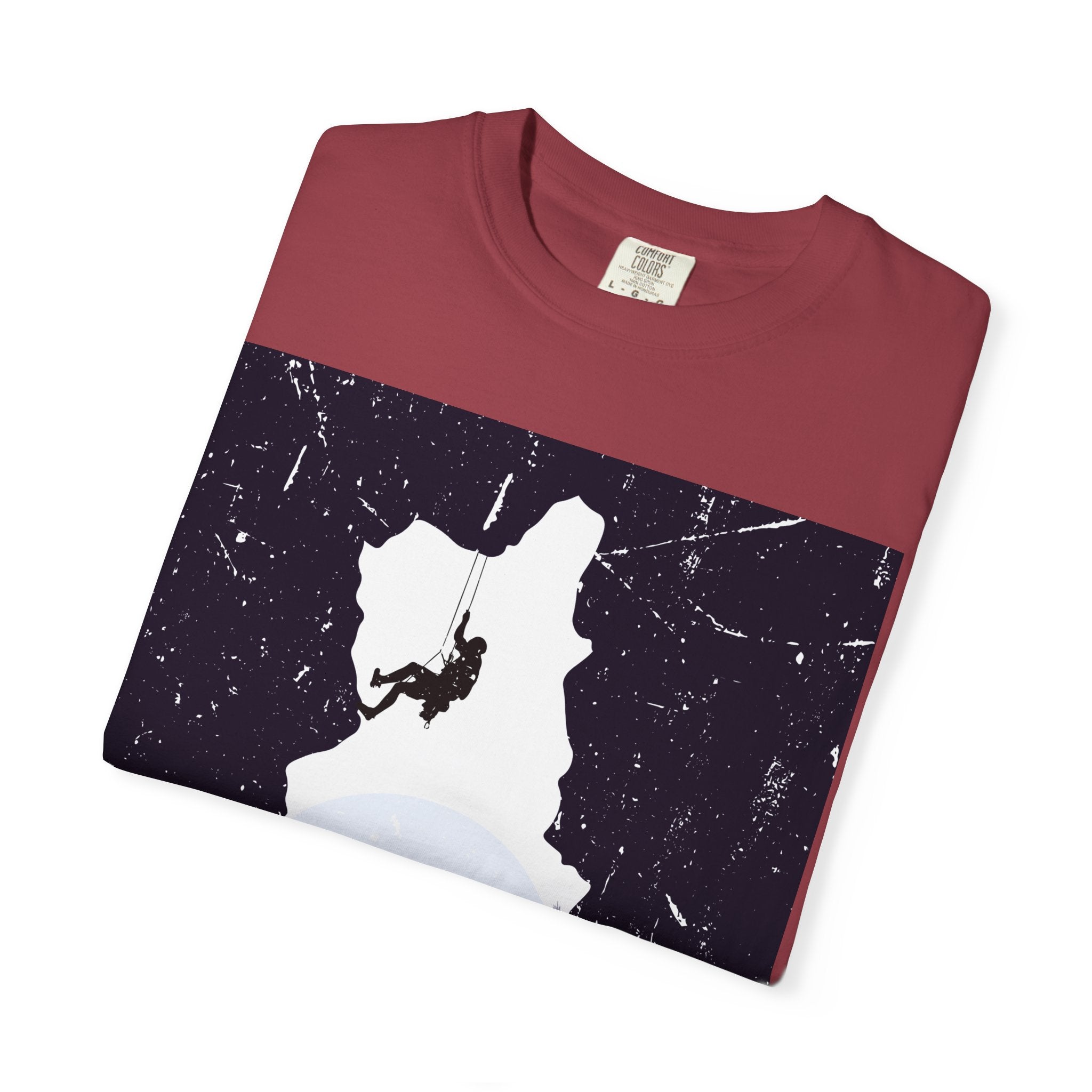Climber Silhouette T-Shirt — And Still I Rise Mountain Adventure Tee