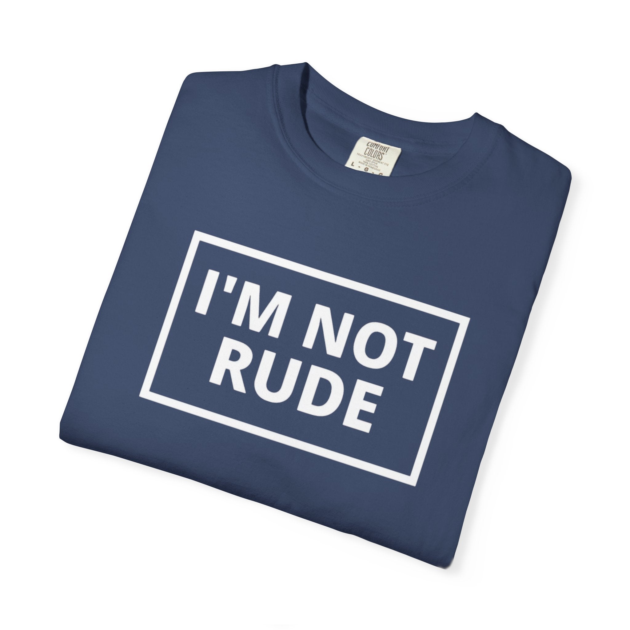 T-Shirt — "I'm Not Rude, I Have Social Anxiety" Graphic Tee