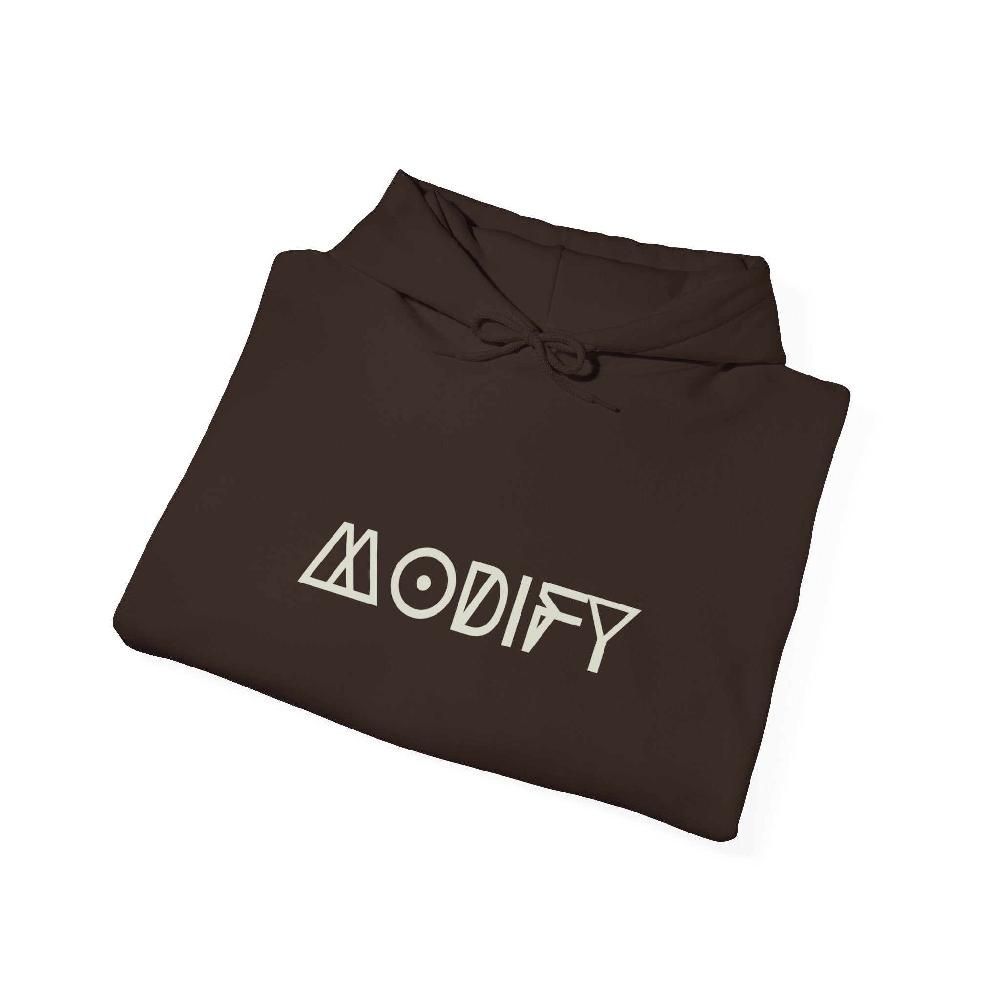 Modify Logo Hoodie — Minimalist Retro Geometric Pullover