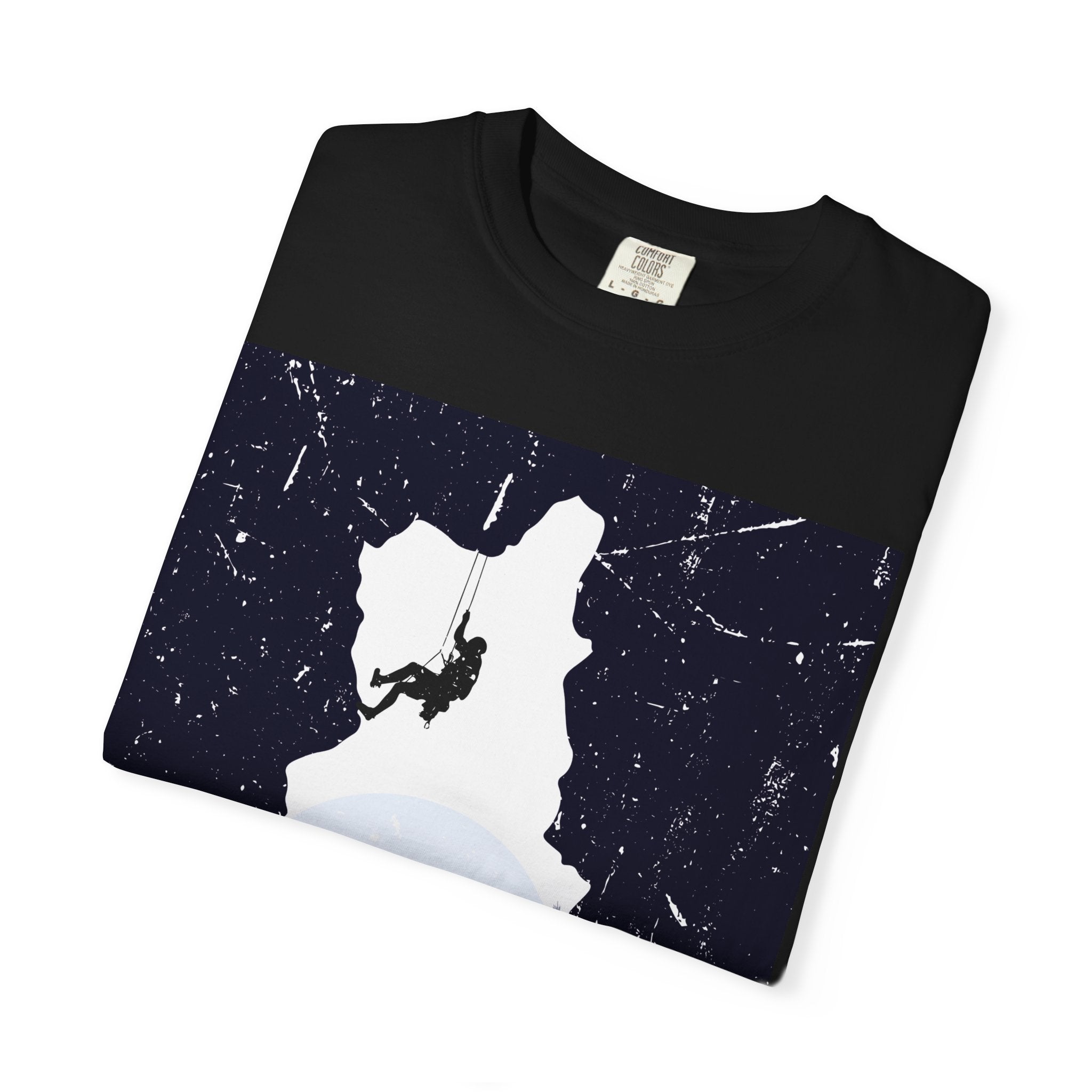 Climber Silhouette T-Shirt — And Still I Rise Mountain Adventure Tee