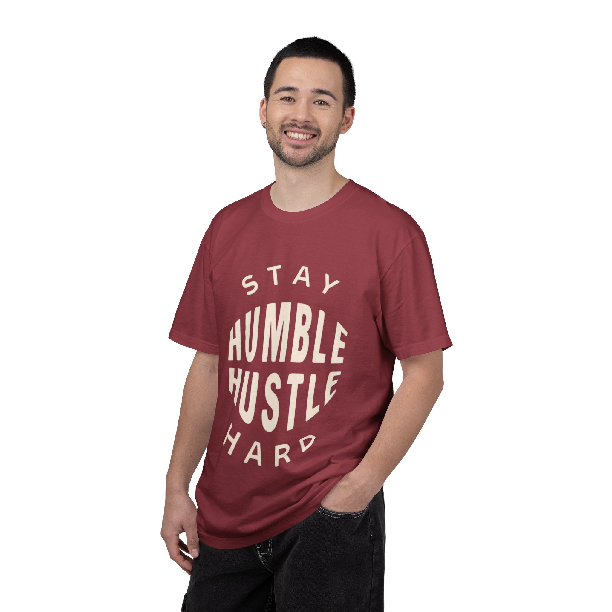 Humble Hustle T-Shirt — "Stay Humble Hustle Hard" Motivational Tee