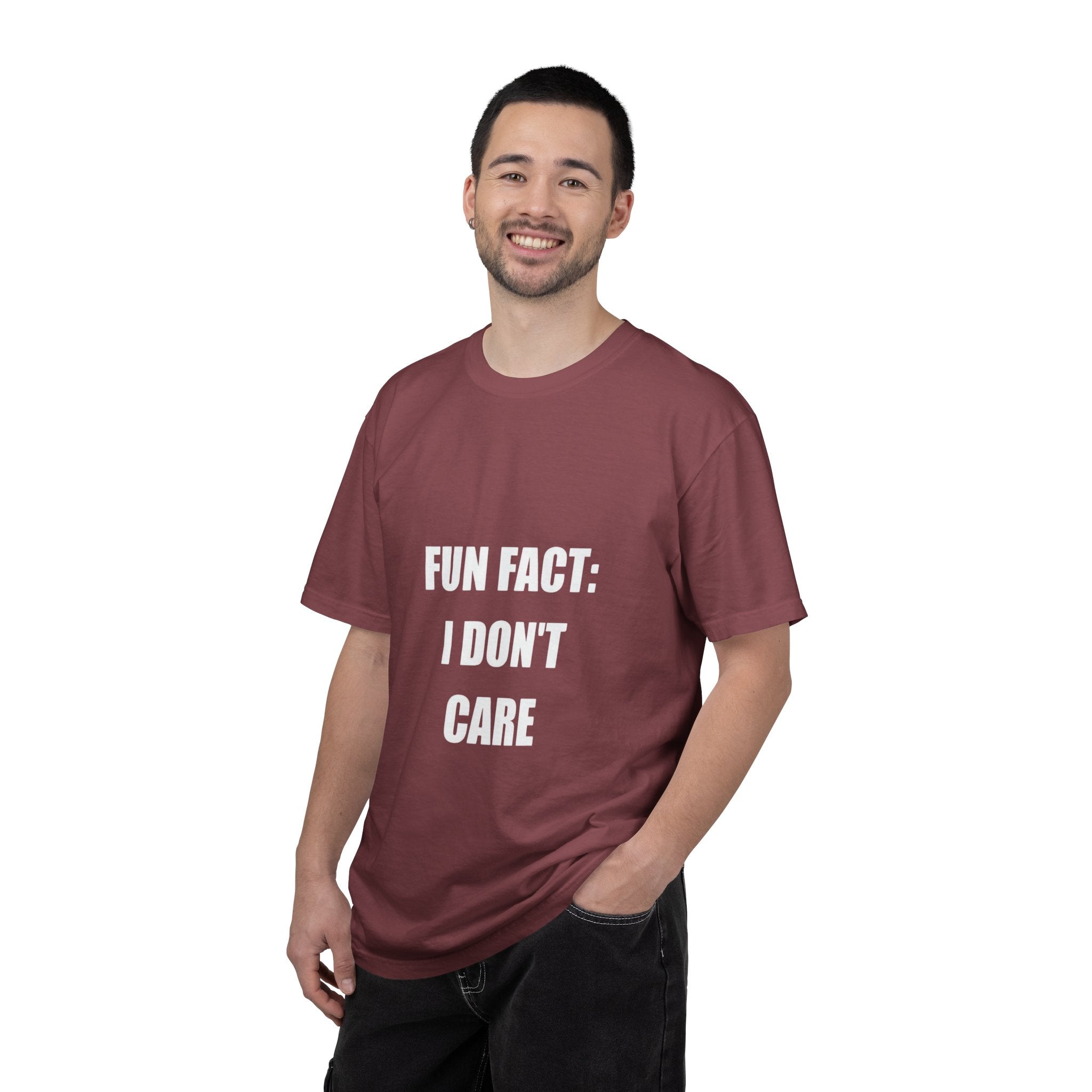 I Don't Care T-Shirt — Funny Graphic Tee, 'FUN FACT: I DON'T CARE' Casual Statement Shirt