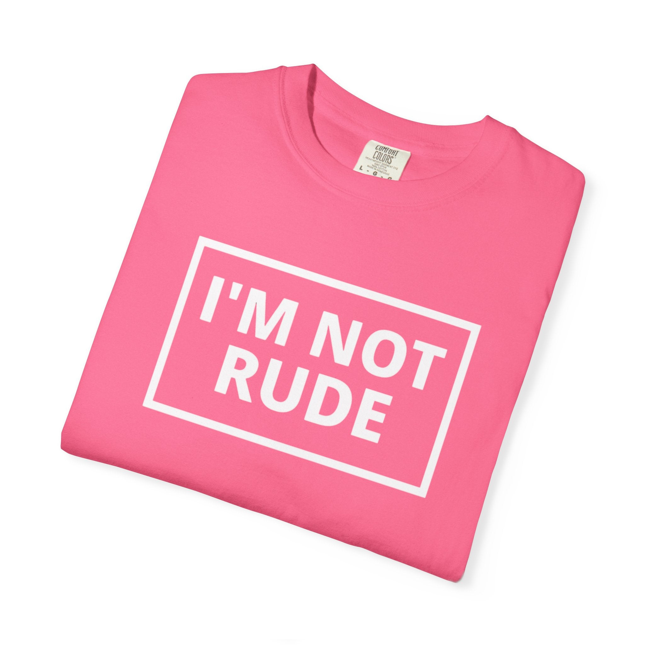 T-Shirt — "I'm Not Rude, I Have Social Anxiety" Graphic Tee
