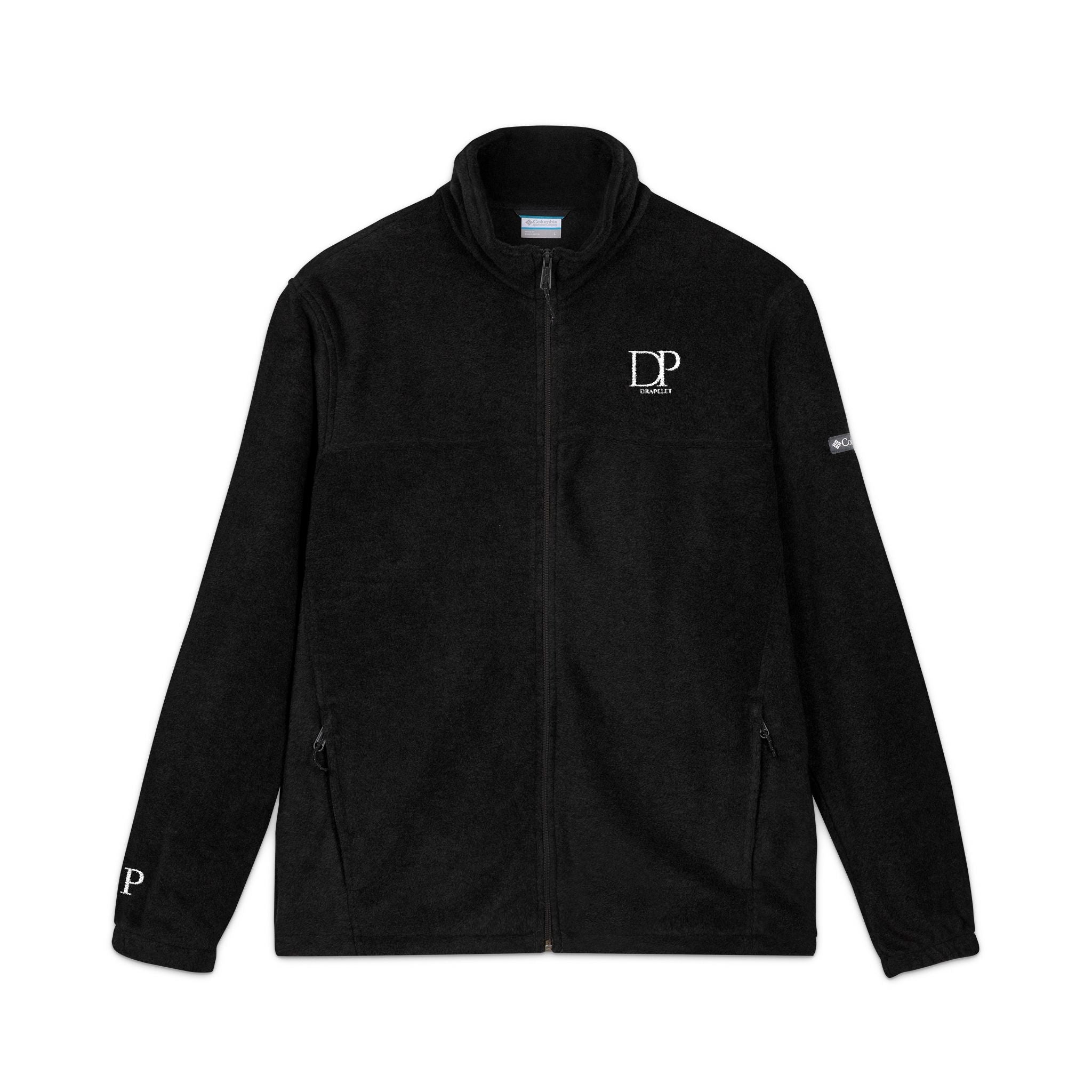 Embroidered Fleece Jacket – Cozy Columbia Zip-Up with LP Logo