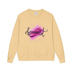 Feminist Watercolor Crewneck Sweatshirt