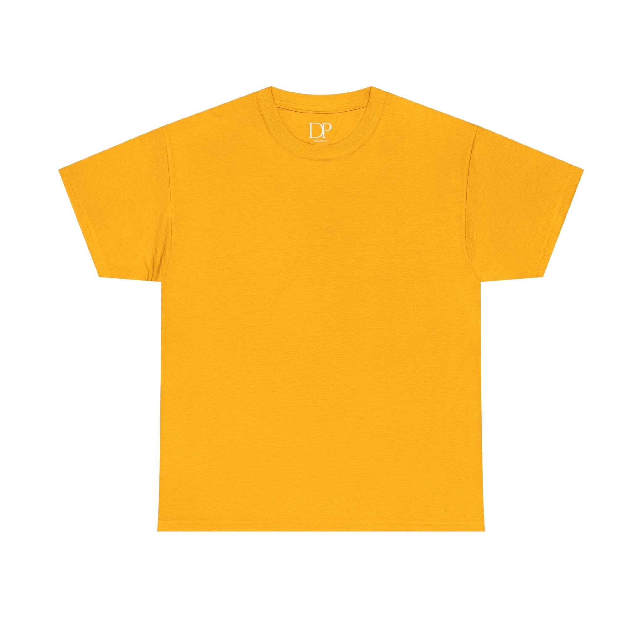 Yellow Classic Cotton Tee — Bright Casual Everyday T‑Shirt