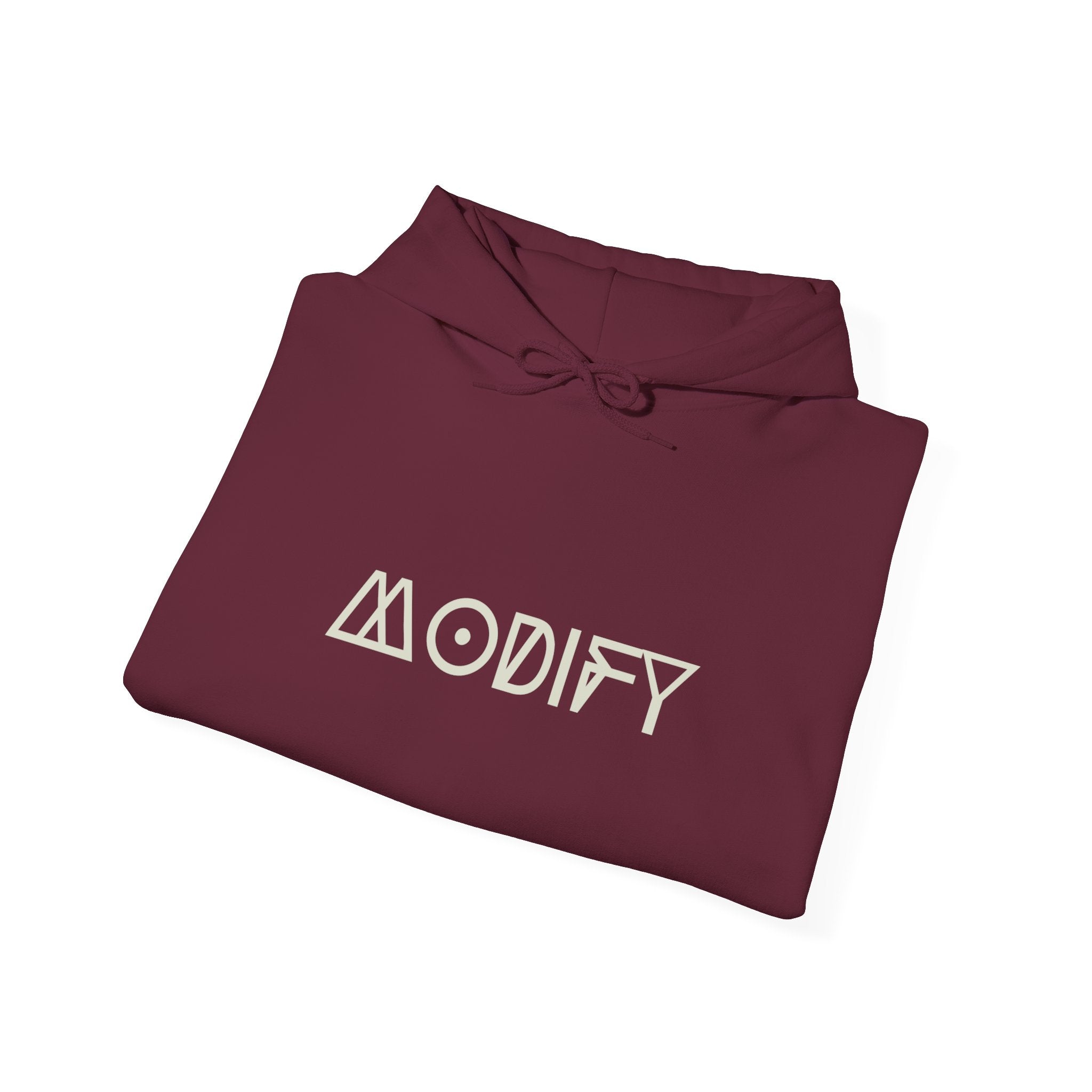Modify Logo Hoodie — Minimalist Retro Geometric Pullover