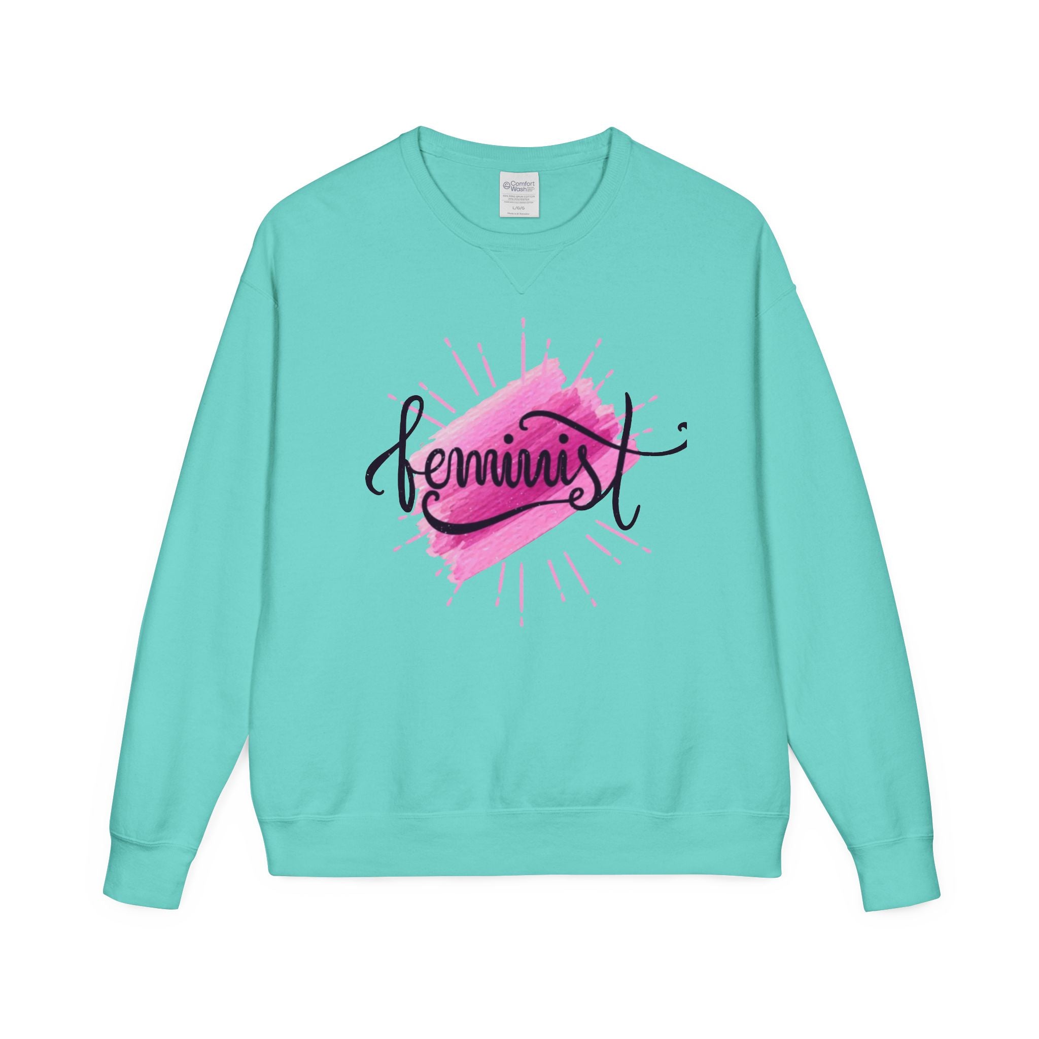 Feminist Watercolor Crewneck Sweatshirt