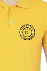 Men's "Drapelet" Stamp Design Polo T-shirt