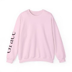 Typographic Sleeve Crewneck Sweatshirt