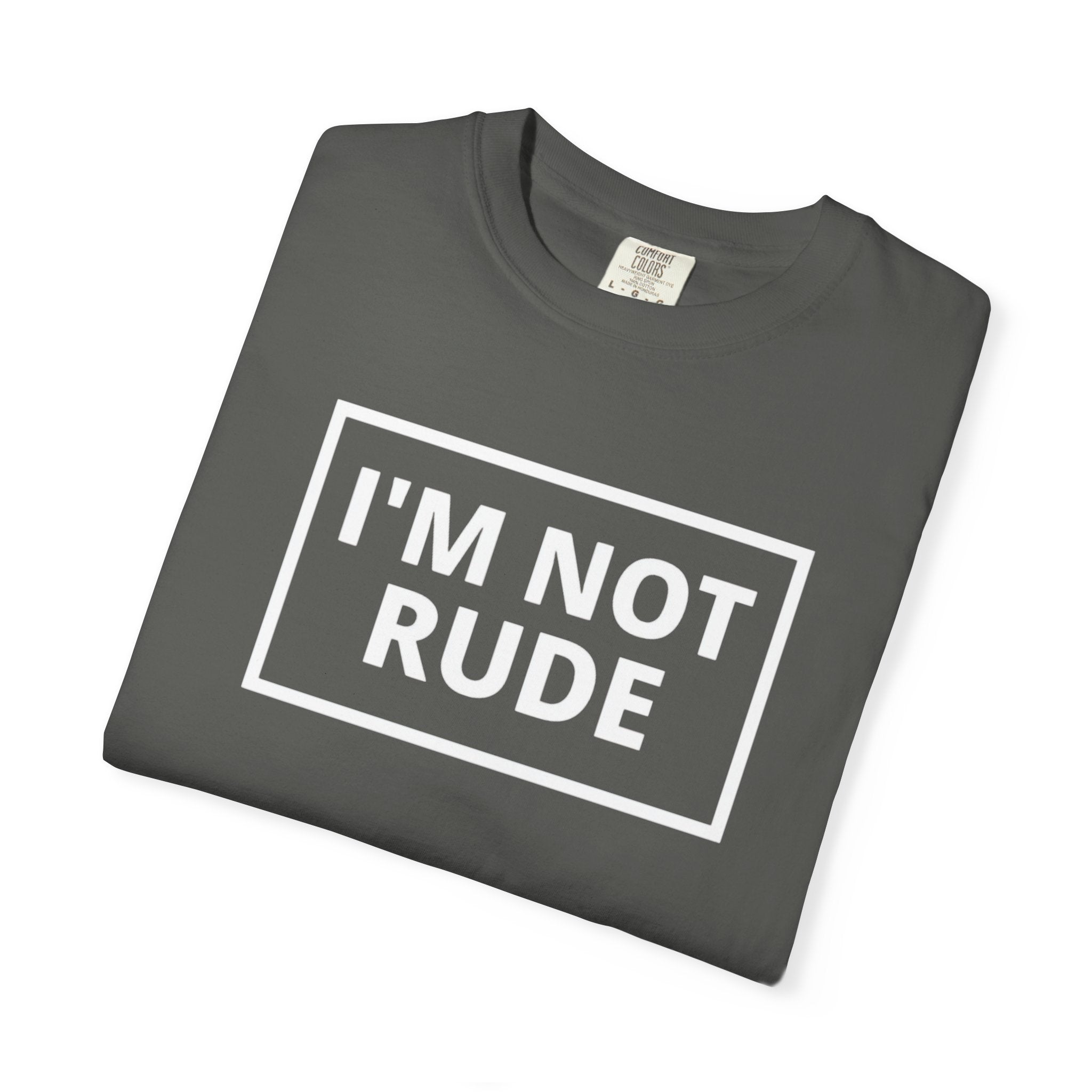 T-Shirt — "I'm Not Rude, I Have Social Anxiety" Graphic Tee