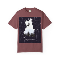 Climber Silhouette T-Shirt — And Still I Rise Mountain Adventure Tee