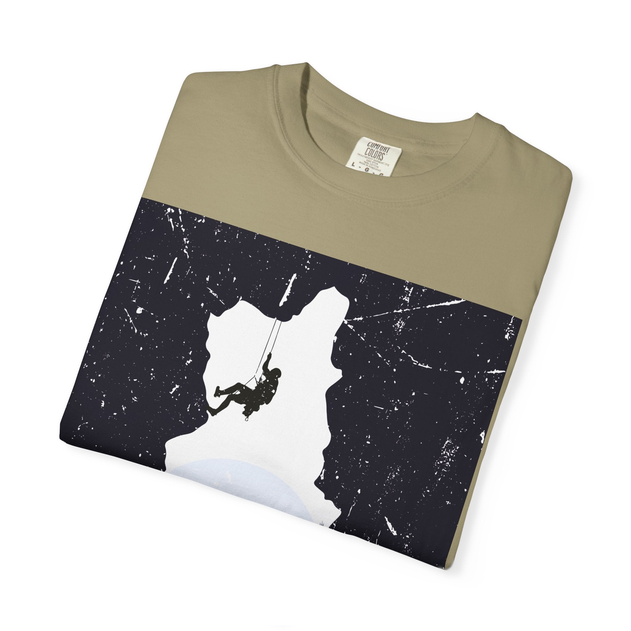 Climber Silhouette T-Shirt — And Still I Rise Mountain Adventure Tee