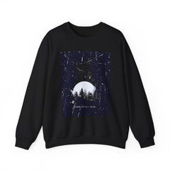 Adventure Snowboarder Graphic Sweatshirt — 'Find Your Wild' Mountain Crewneck