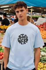 baby blue color tshirt